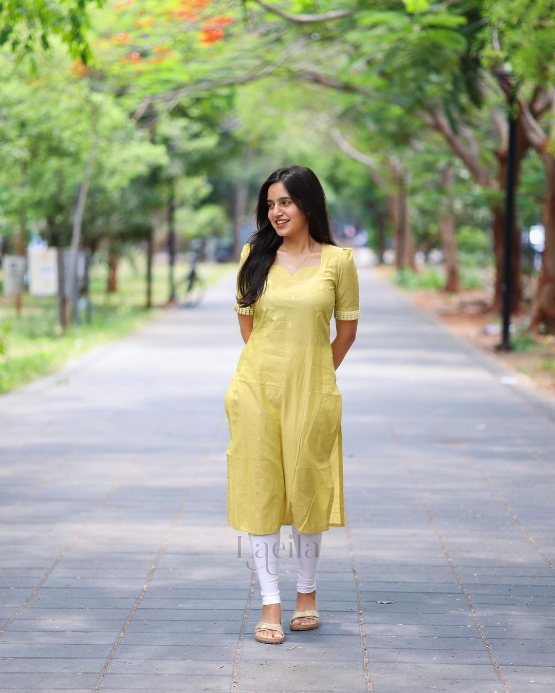 Yellow cotton top